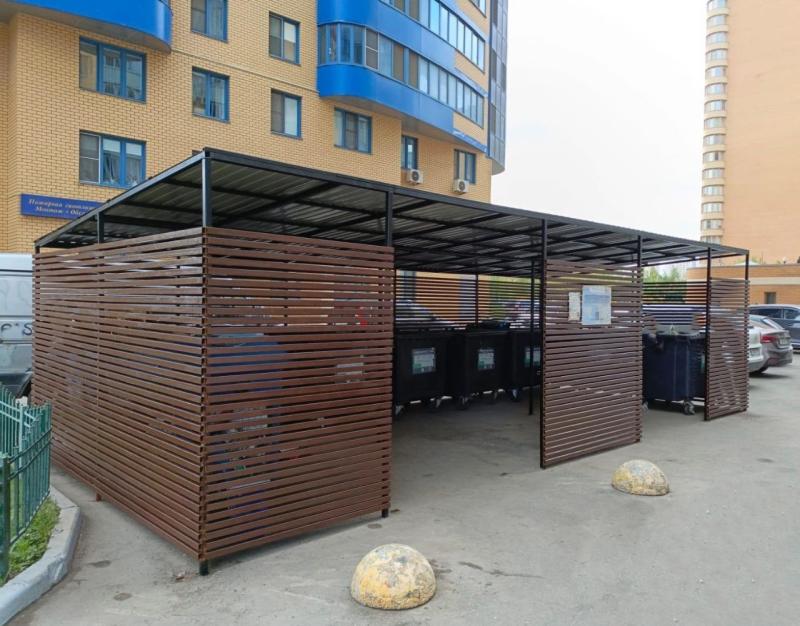 Модернизация контейнерных площадок продолжается в Реутове