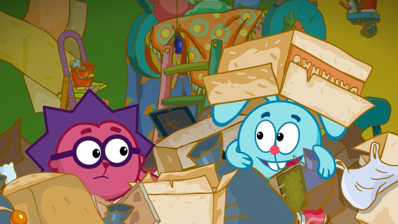 Смешарики выпустили серию про раздельный сбор мусора