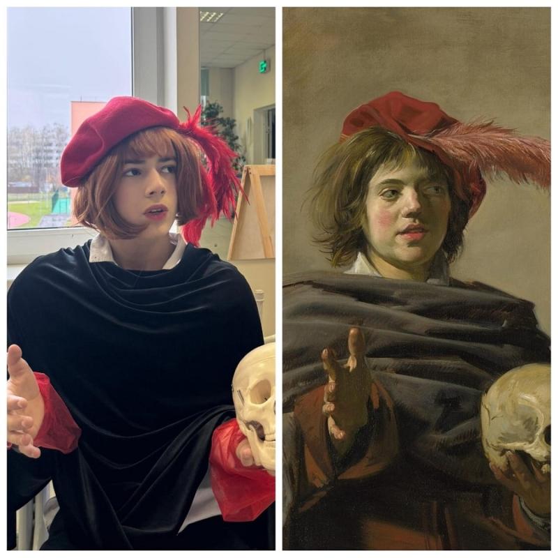 Шедевры великих живописцев ожили на арт-фестивале в школе №2065